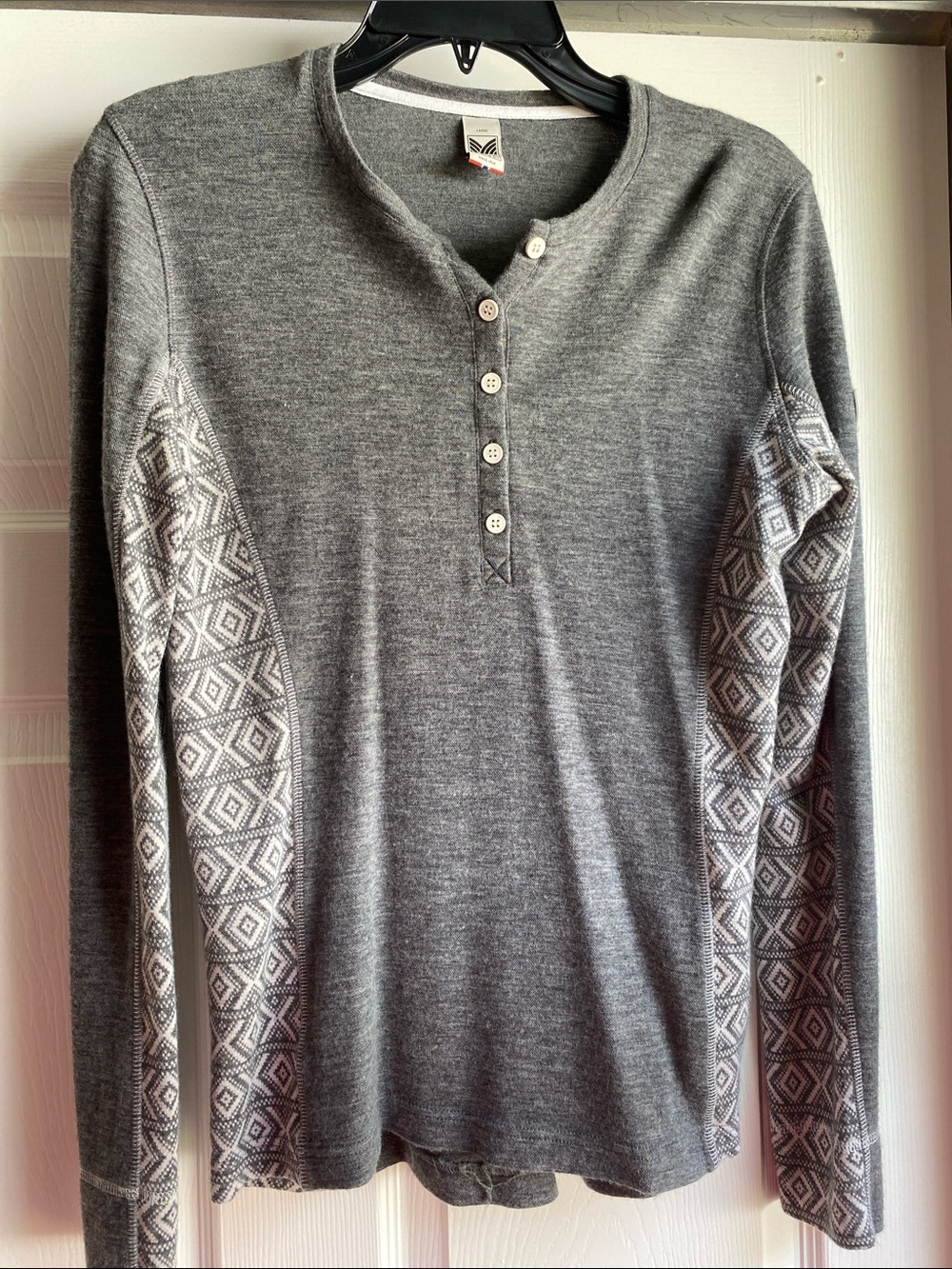 Dale of Norway gray woman sweater size large